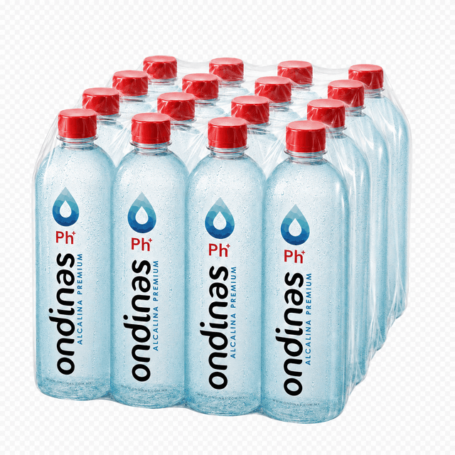 Paquete Botella Agua Alcalina 1 L